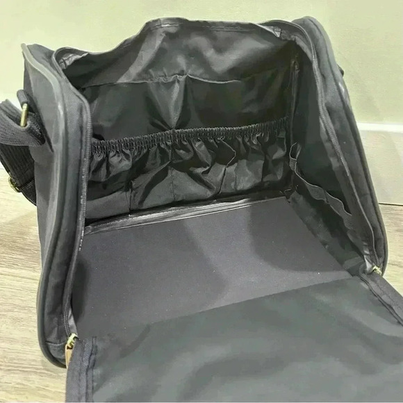 Vintage Jaguar Train Case Carry On Luggage Cosmetic Overnight Travel Duffel Bag - Picture 4 of 10